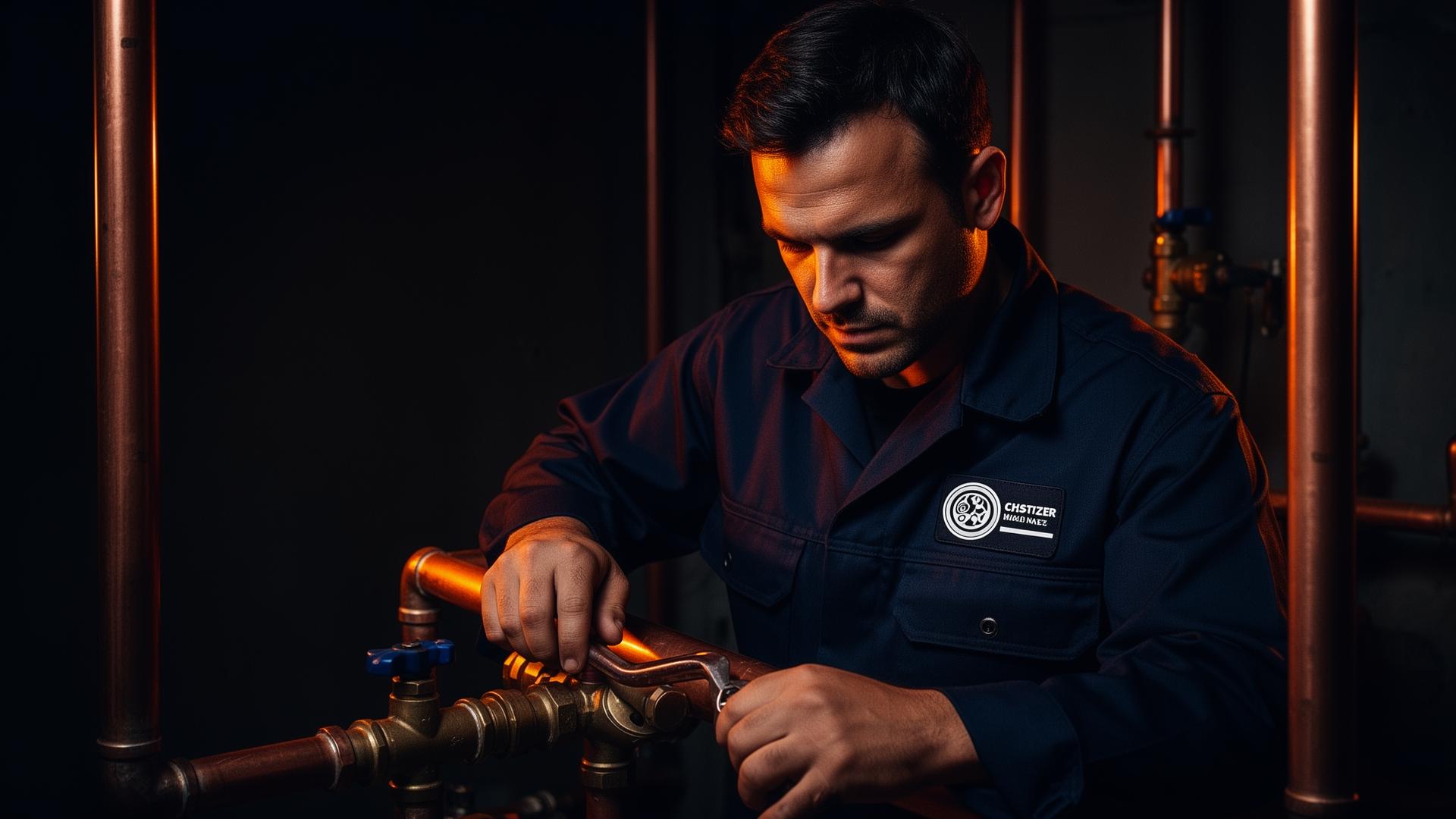 Flow Plumbing technician at work